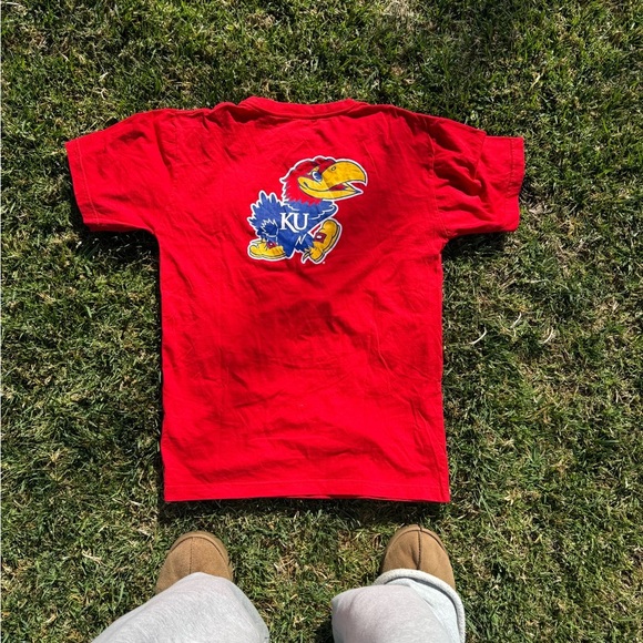 Kansas University Graphic Logo Tee NWOT - Picture 2 of 3